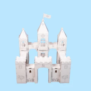 Mô Hình Giấy DIY Lâu Đài Tô Màu Sáng Tạo 1