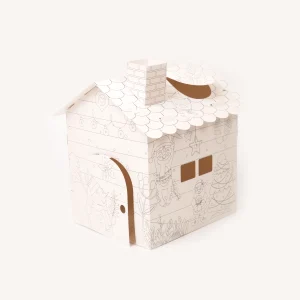 Mô Hình Giấy DIY Ngôi Nhà Giáng Sinh Sáng Tạo
