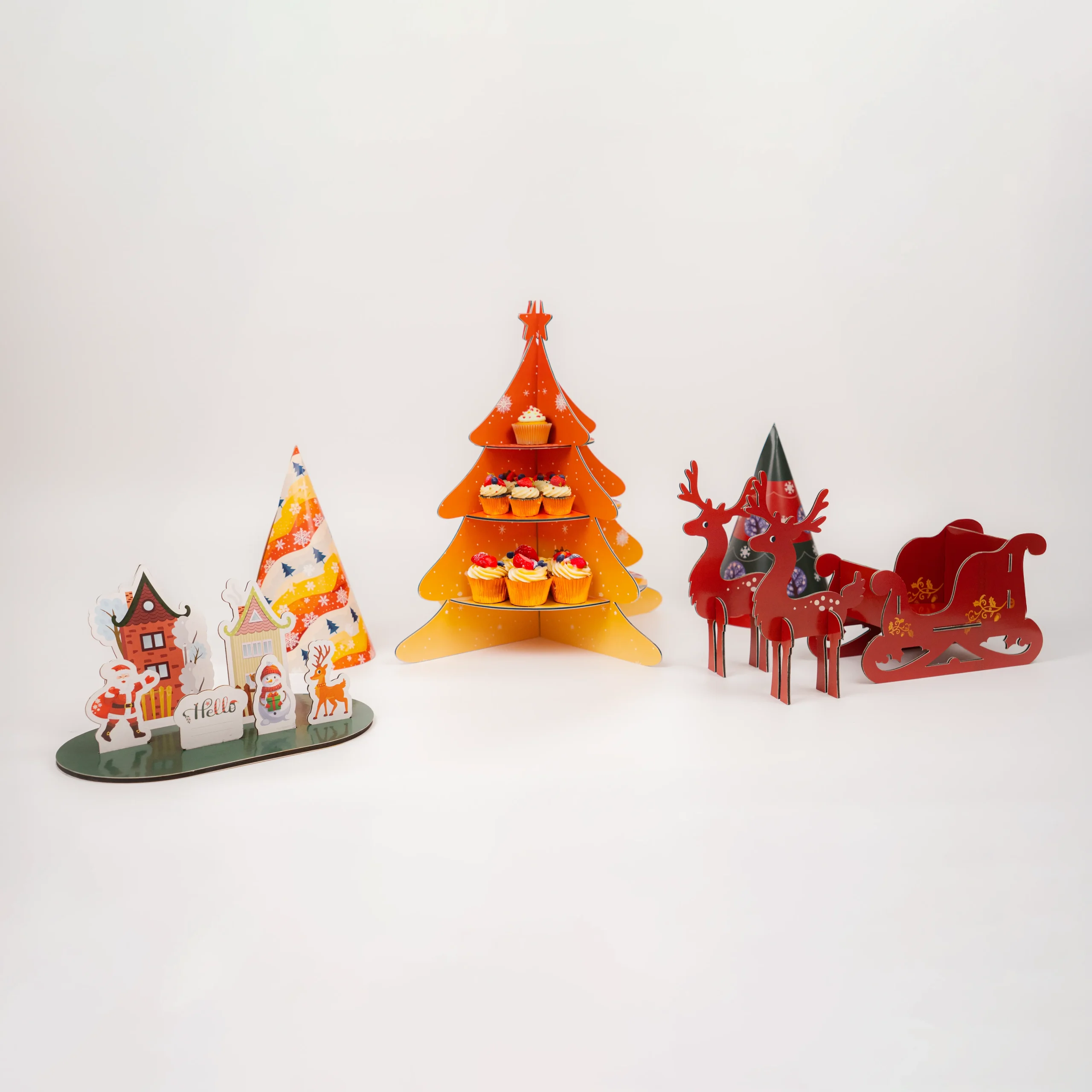 Set trang trí tiệc Giáng Sinh